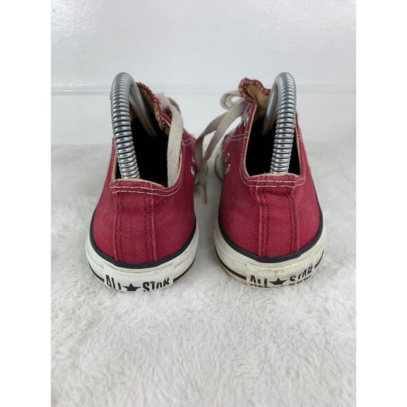 Converse Chuck Taylor All Star OX Maroon Canvas Sneakers Women's Size 7 - Picture 3 of 8